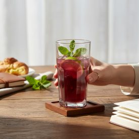 Medina Boros Cola pohár, 380 ml, üveg