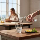 Fonte vizes pohár 310 ml – üveg pohár, stabil kialakítás