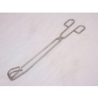 Húsfogó csipesz, 29 cm, rozsdamentes, (0230)