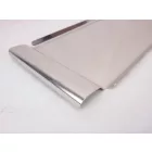 Süteményes tálca, keskeny, 45x15 cm, rozsdamentes, (0407)