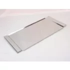 Süteményes tálca közepes, 45×21,5 cm, rozsdamentes, (0483)