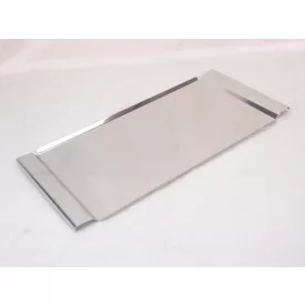   Süteményes tálca közepes, 45×21,5 cm, rozsdamentes, (0483)