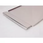 Süteményes tálca közepes, 45×21,5 cm, rozsdamentes, (0483)