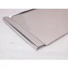 Süteményes tálca széles, 45x28 cm, rozsdamentes, (0490)