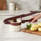 Burgonyaprés, porfestett acél