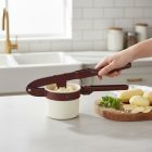 Burgonyaprés, porfestett acél