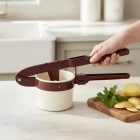 Burgonyaprés, porfestett acél