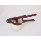 Burgonyaprés, porfestett acél