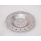 Lefolyószűrő, rozsdamentes, 6,4 cm, (0384)