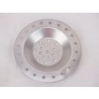 Lefolyószűrő, rozsdamentes, 6,4 cm, (0384)