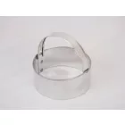 Pogácsaforma 6×2,6 cm – precíz szaggató konyhai és cukrászati használatra