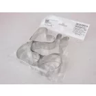 Húsvéti tésztakiszúró csomag, 4 db-os, rozsdamentes, (0971)