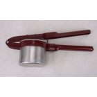 Rozsdamentes magyar burgonyaprés, klasszikus krumplinyomó, kétkaros kivitel