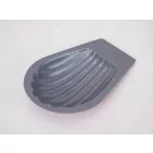 Kagyló sütőforma, 8,8x6 cm, 20 db/csomag, thermoplate, (1381)