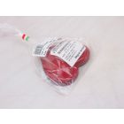 Szív sütőforma, 7,7x6,9x2,4 cm, 10 db/csomag, thermoplate, (1404)