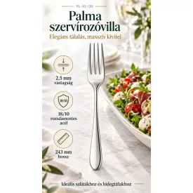 Palma szervírozóvilla, 2,5 mm