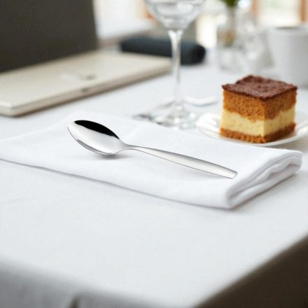 Shark desszertkanál 2 mm – tükörfényes, rozsdamentes acélból