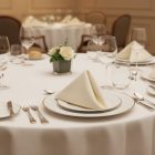 Hangedli 44x44 cm bézs damaszt