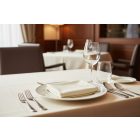 Hangedli 44x44 cm bézs damaszt