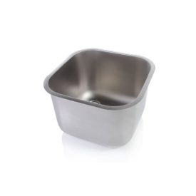 Négyszögletes mosogatómedence, 400x400x300 mm