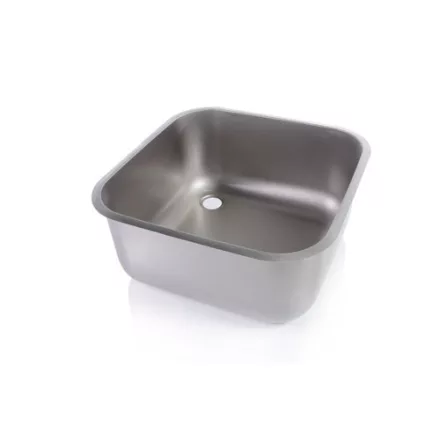 Négyszögletes mosogatómedence, 500x500x250 mm
