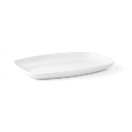 Fine Dining lapostányér, 25x19 cm, high alumina porcelán