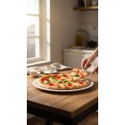 Pizzatányér, 33 cm, high alumina porcelán