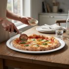 Pizzatányér, 33 cm, high alumina porcelán