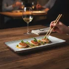 Arena lapostányér, 27x16 cm, kemény porcelán