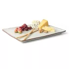 Arena lapostányér, 33x27 cm, kemény porcelán