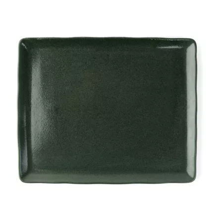 Musgo lapostányér, 33x27 cm, kemény porcelán