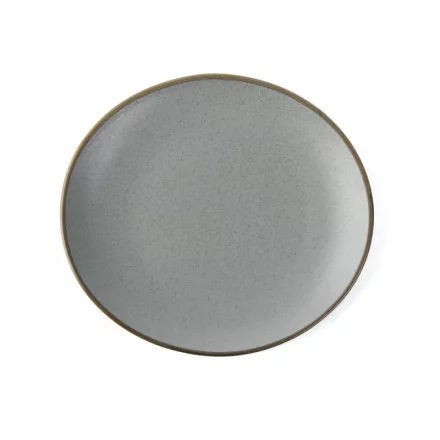 Granito lapostányér, 27x25 cm, alumina porcelán