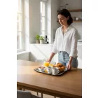 Dribbling tálca méret 45x35,5 cm, rozsdamentes