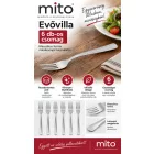 Mito evővilla, rozsdamentes