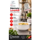 Mercury levestál fedő nélkül 3 liter, porcelán