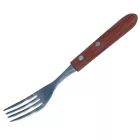 Fanyelű evővilla – rusztikus evőeszköz csárdai és hagyományos asztalterítéshez