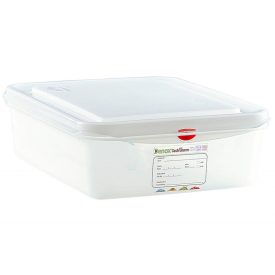   Denox GN edény 1/2 150 mm 10 liter ételtároló légmentesen záró fedővel