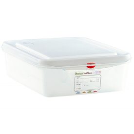   Denox GN edény 1/2 200 mm 12,5 liter ételtároló légmentesen záró fedővel