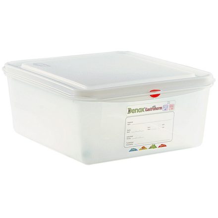 Denox GN edény 2/3 200 mm 19 liter ételtároló légmentesen záró fedővel