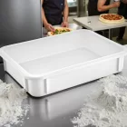 Pizzéria előkészítő pult pizzatésztához – kelesztőládák 30x40x7,5 cm