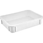 Pizza kelesztő doboz 30×40×7,5 cm – pizzatészta kelesztőláda, élelmiszer-biztonságos műanyagból