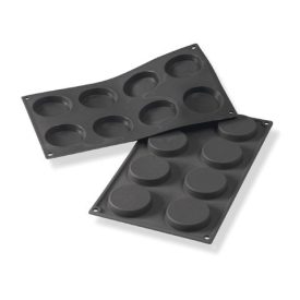   Szilikon sütőforma, Fiorentine, 8 adag, 60 mm átm., 12 mm mély