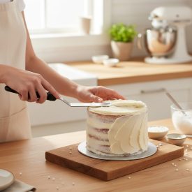 Hajlított Kenőkés-SPATULA Penge mérete: 30 x 250 mm - Fogantyú mérete: 130 mm