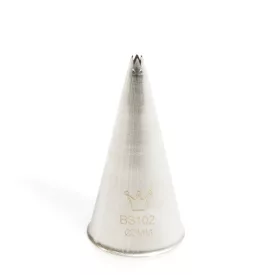 Csillagcső 2 mm, rozsdamentes