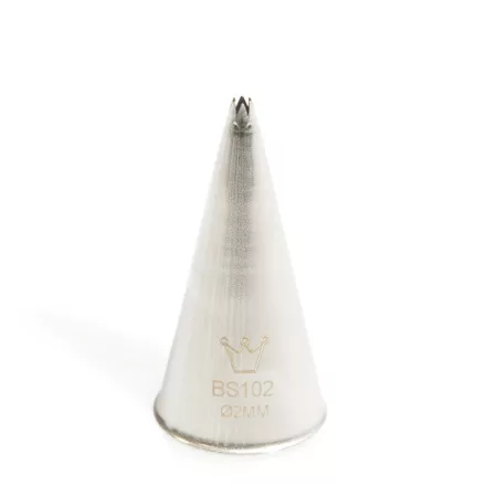 Csillagcső 2 mm, rozsdamentes