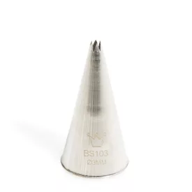 Csillagcső 3 mm, rozsdamentes