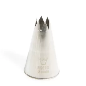 Csillagcső (BS110), 10 mm, rozsdamentes