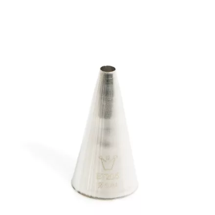 Habcső (BT205), 5 mm, rozsdamentes