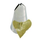 Levél, magmintás cső (1123), 16 mm, rozsdamentes