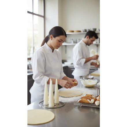 Cannoli kúpos forma, 30x120 mm, műanyag, 10 db/csomag